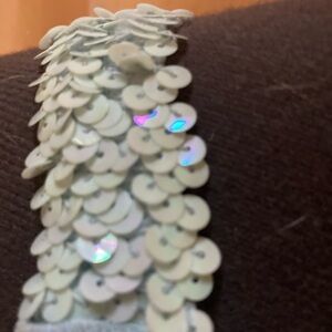 Sequin strap blue top